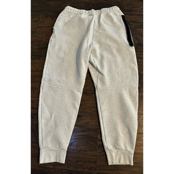 Nike Tech Fleece Sweatpants Jogger Pants Bone Heather White/Gray Large EUC - Picture 8 of 8